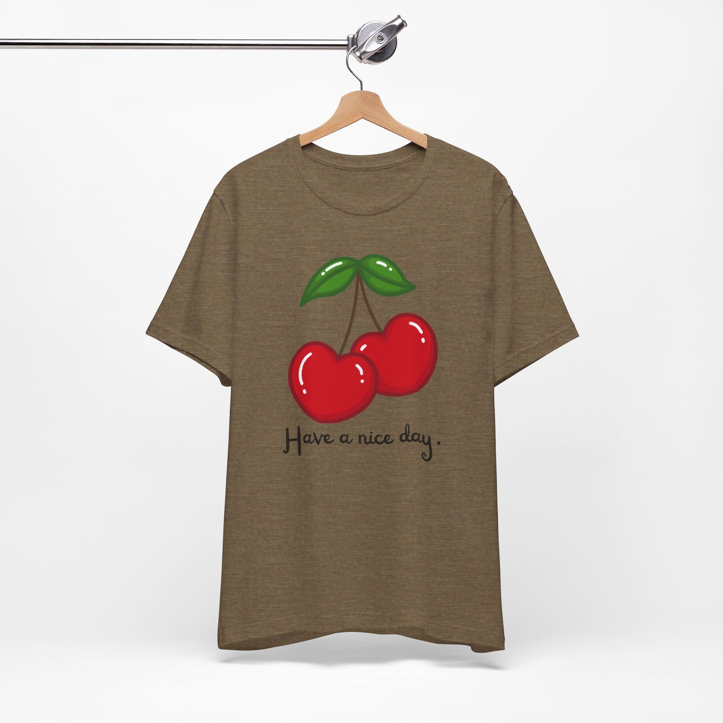 Have a Nice Day Cherry Hearts Tee