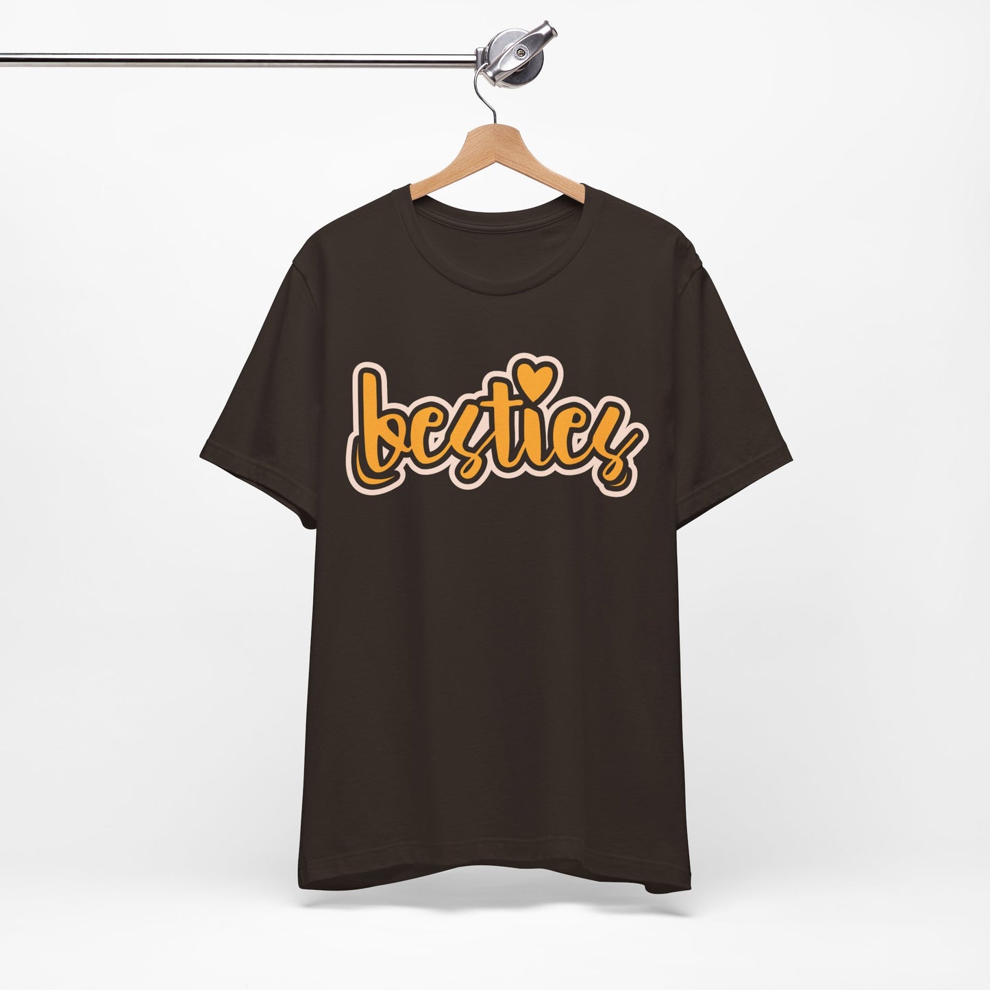 Besties Heart Script Tee