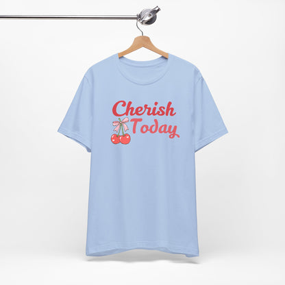 Cherish Today Cherry Bow Tee