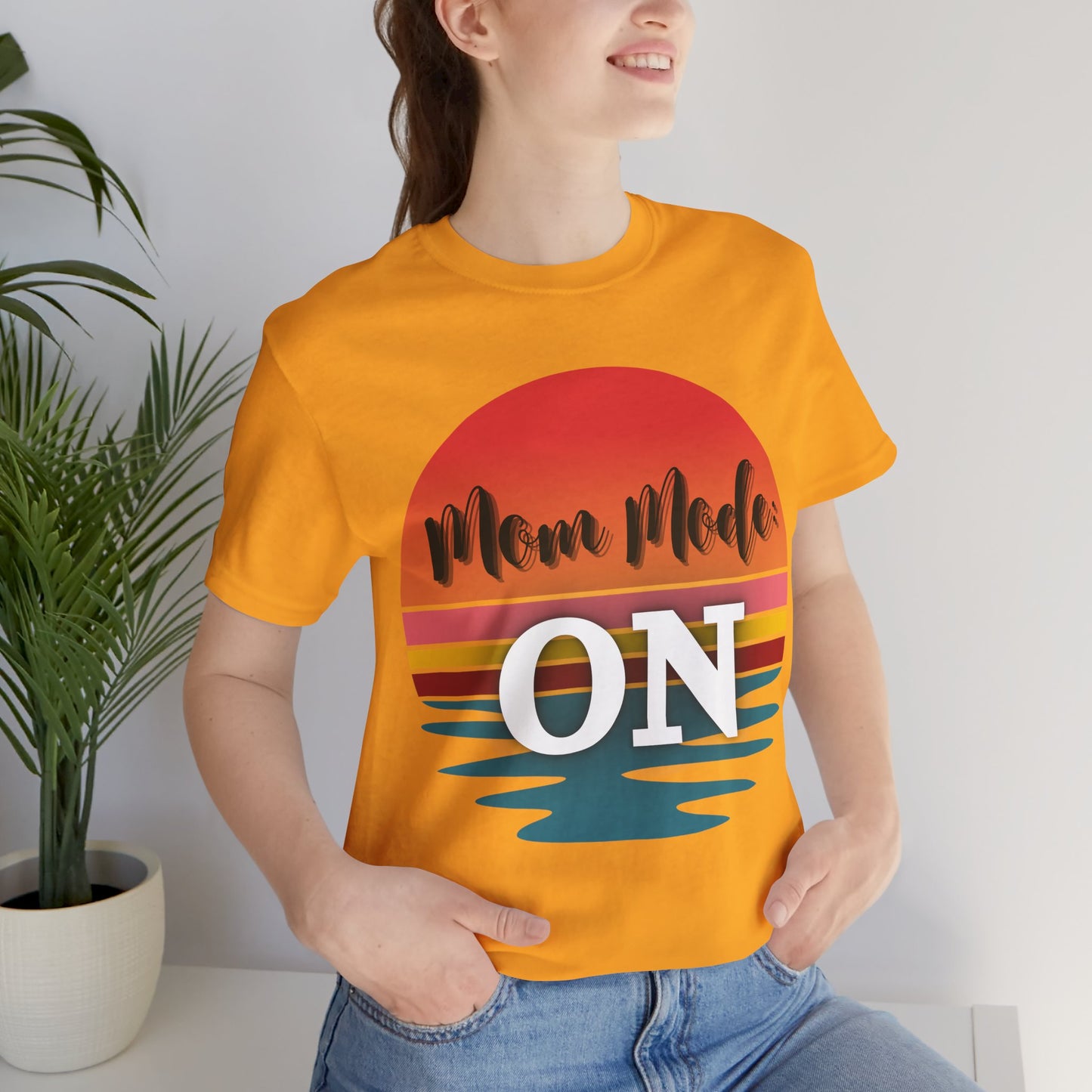 Retro Mom Mode On Tee