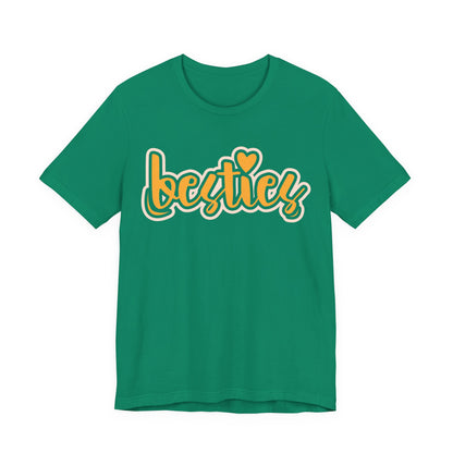 Besties Heart Script Tee