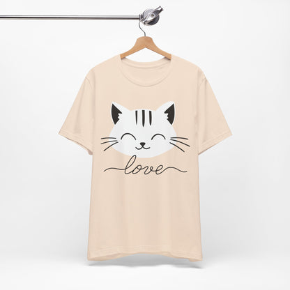 Cat Love Minimalist Tee