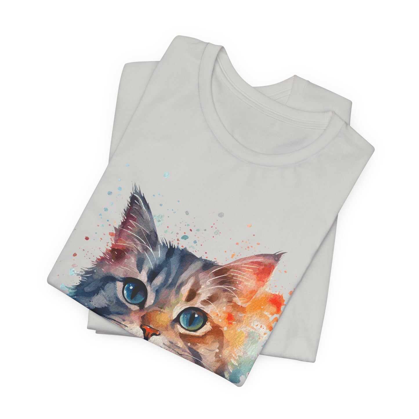 Watercolor Cat Tee
