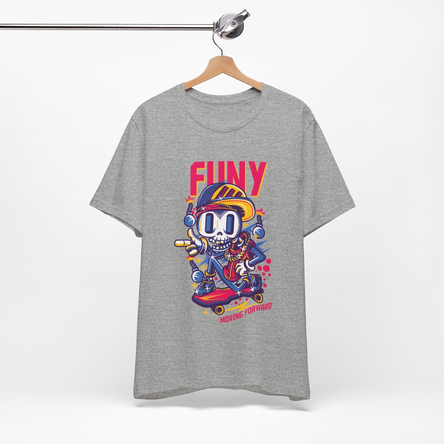 Funy Moving Forward Skater Tee