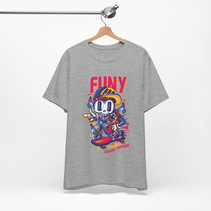 Funy Moving Forward Skater Tee