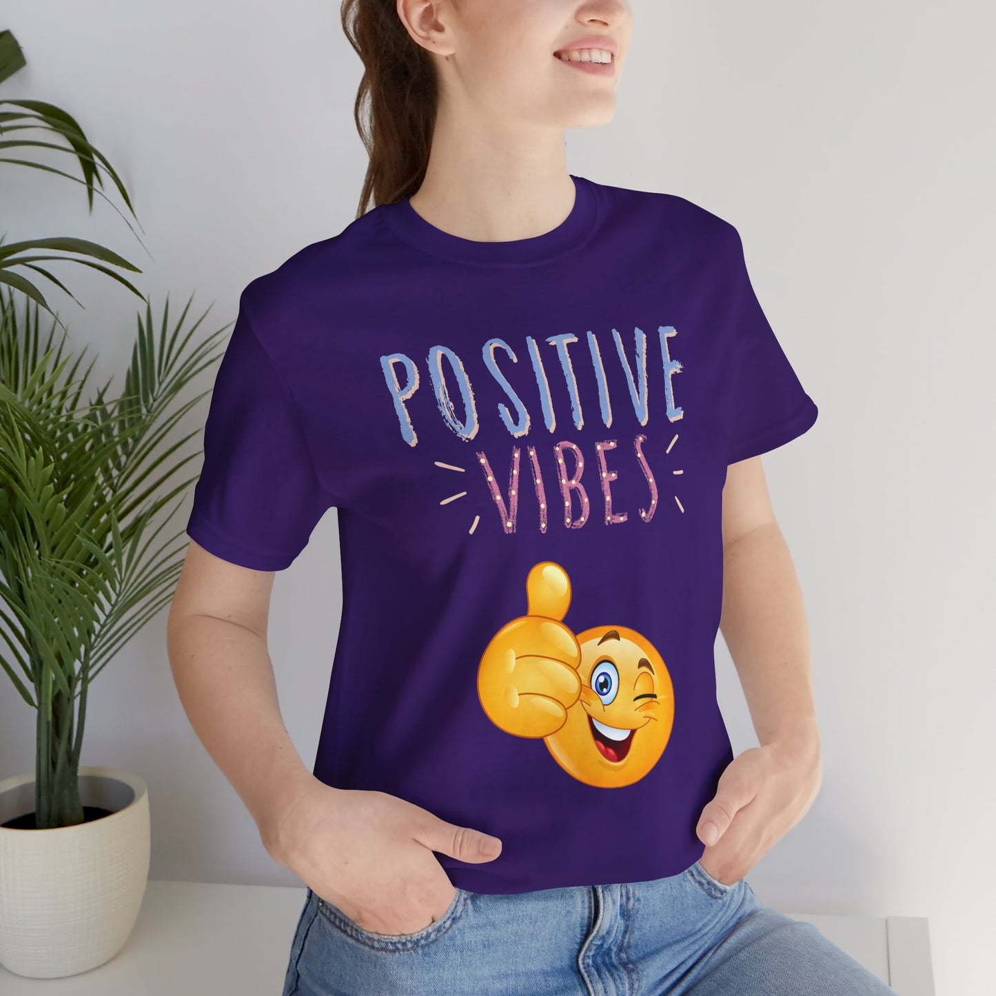 Positive Vibes Thumbs Up Tee
