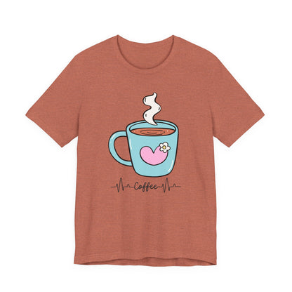 Coffee Lover's Heart Tee