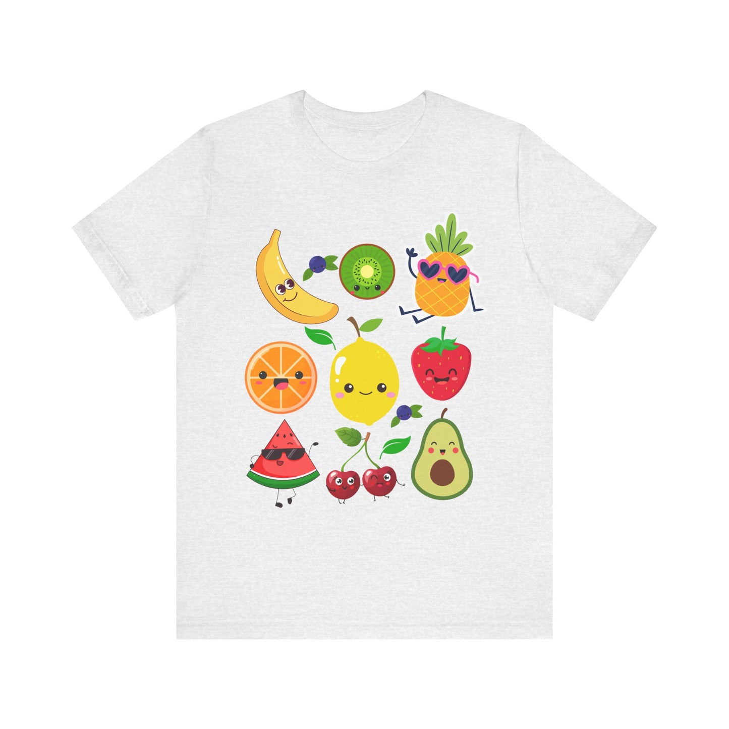 Cute Fruit Friends Kawaii Foodie Tee