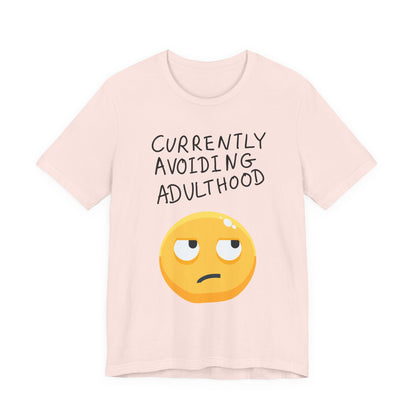 Avoiding Adulthood Emoji Tee