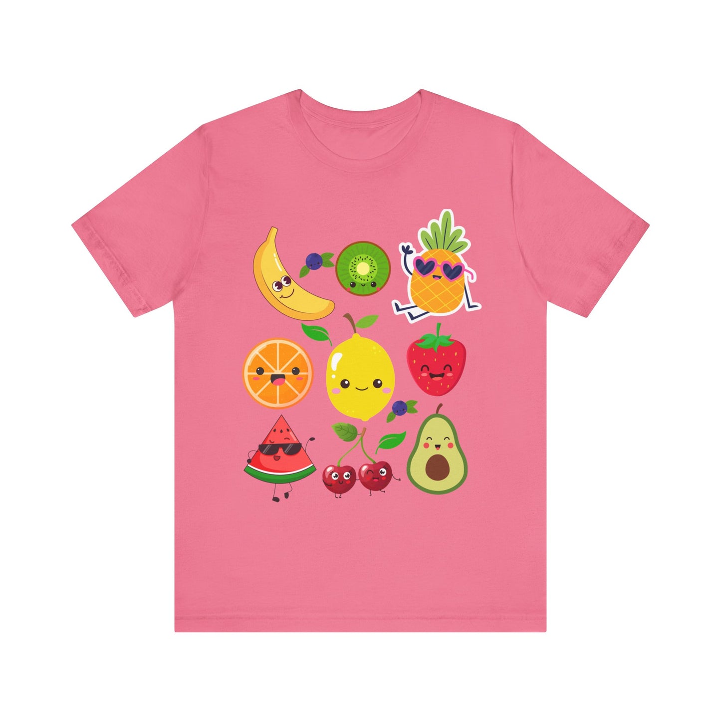 Cute Fruit Friends Kawaii Foodie Tee
