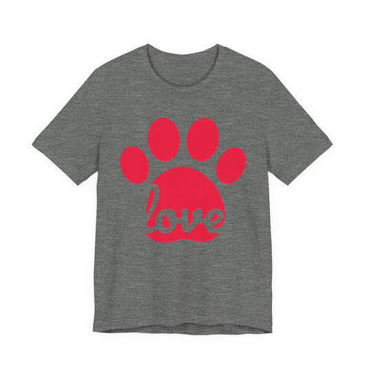 Love Paw Print Jersey Tee
