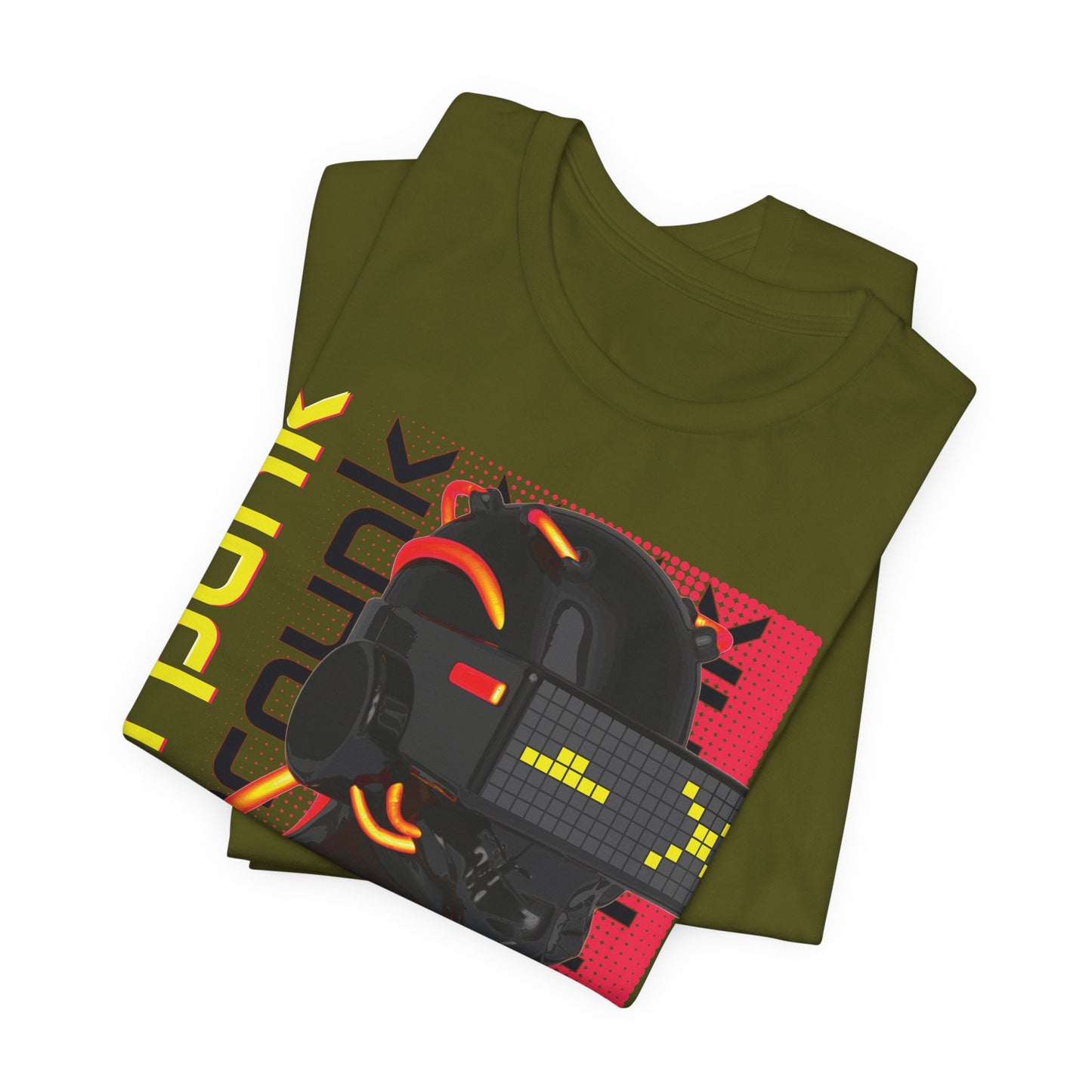 Cyberpunk Glitch Head Tee