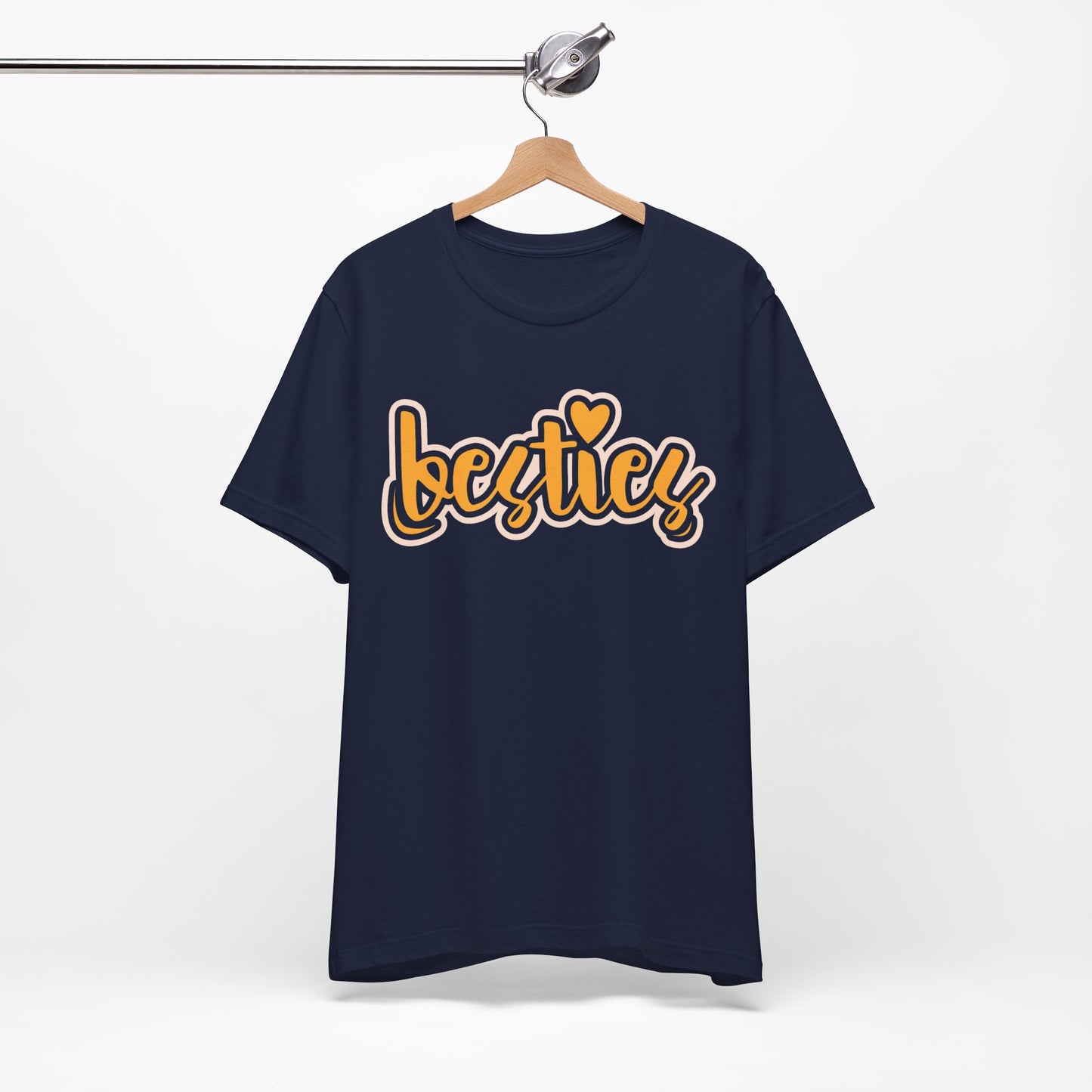 Besties Heart Script Tee