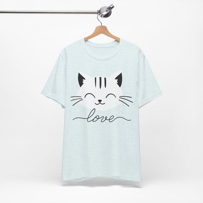 Cat Love Minimalist Tee