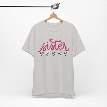 Sister Love Hearts Tee