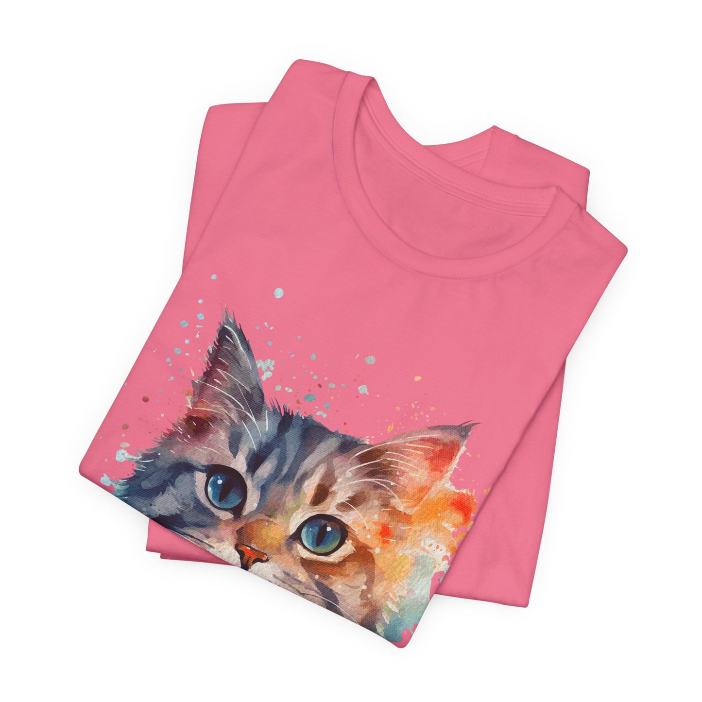 Watercolor Cat Tee