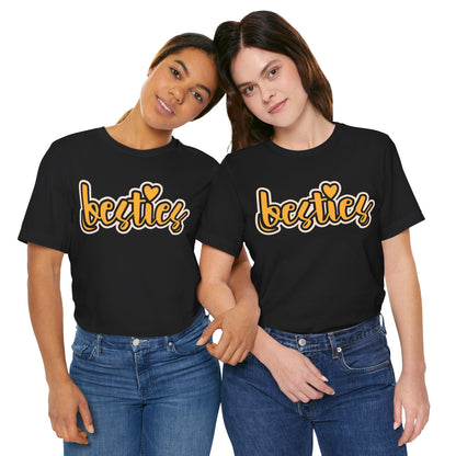 Besties Heart Script Tee