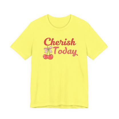 Cherish Today Cherry Bow Tee