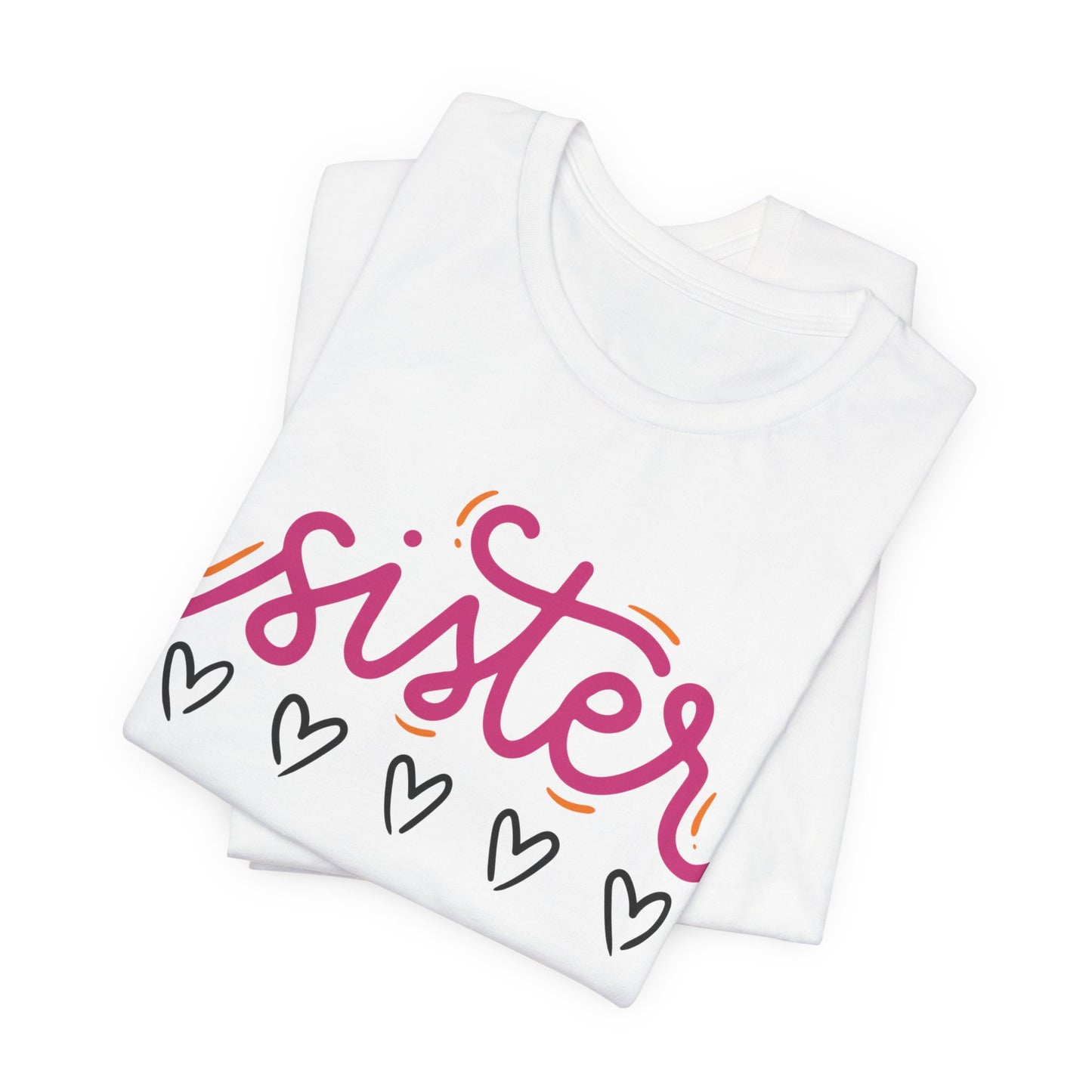 Sister Love Hearts Tee