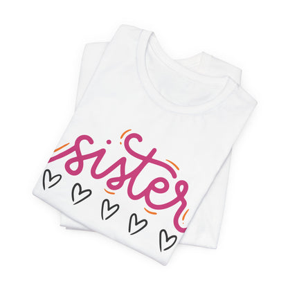Sister Love Hearts Tee