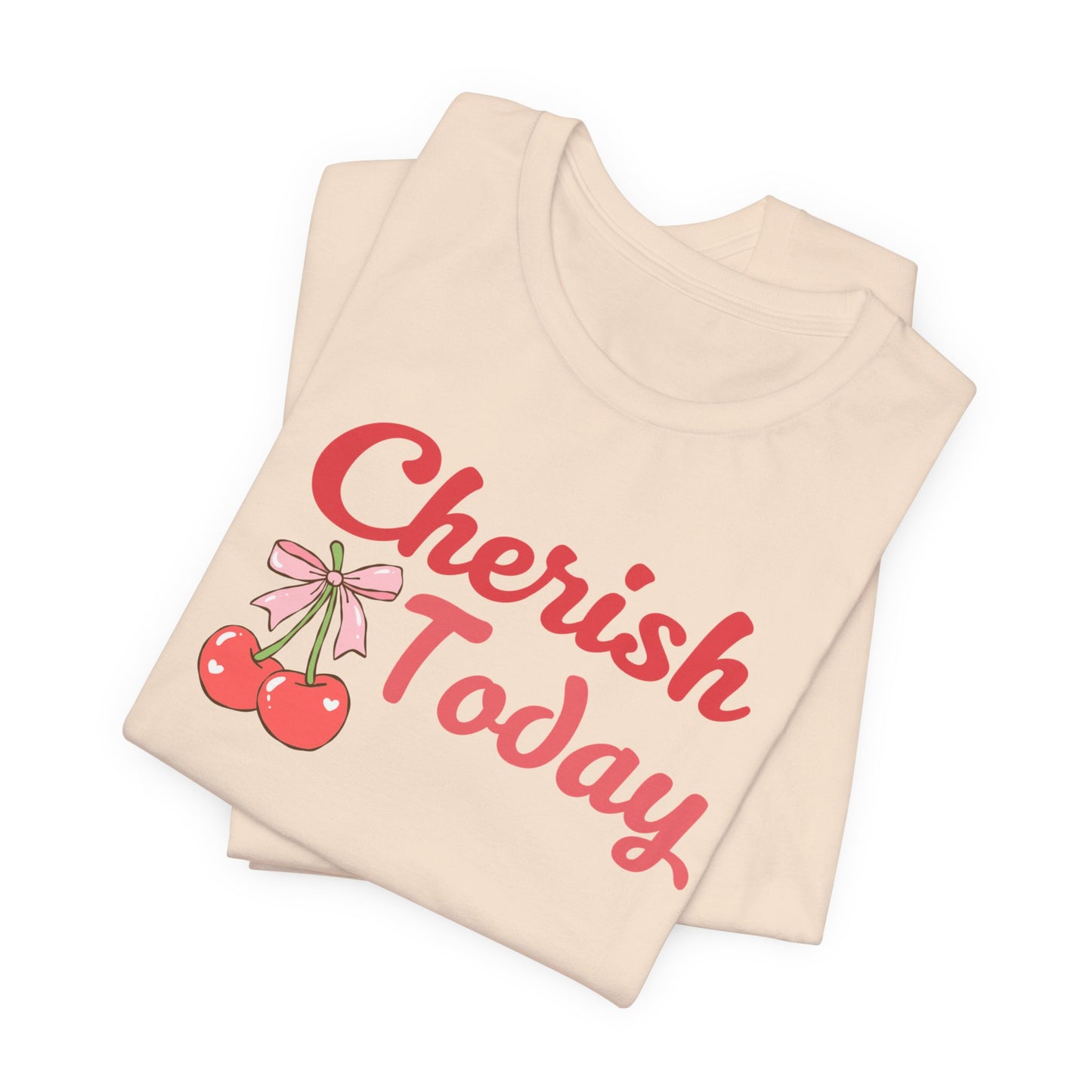 Cherish Today Cherry Bow Tee