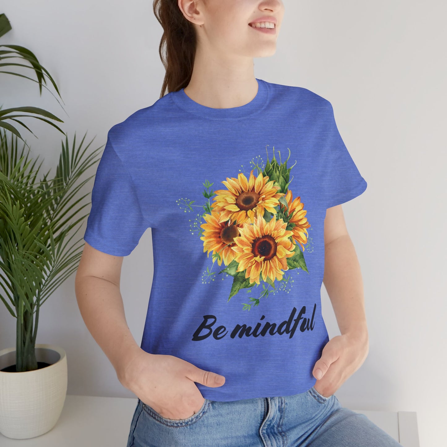Be Mindful Sunflower Tee