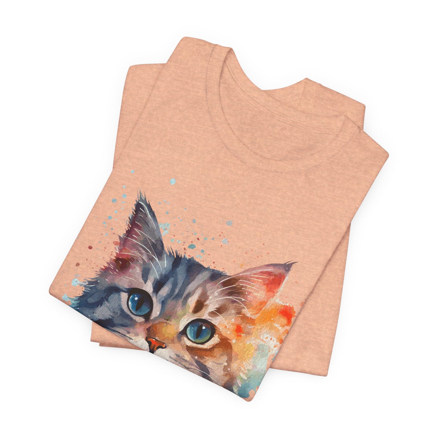 Watercolor Cat Tee