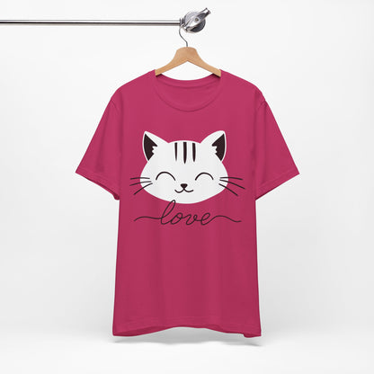 Cat Love Minimalist Tee
