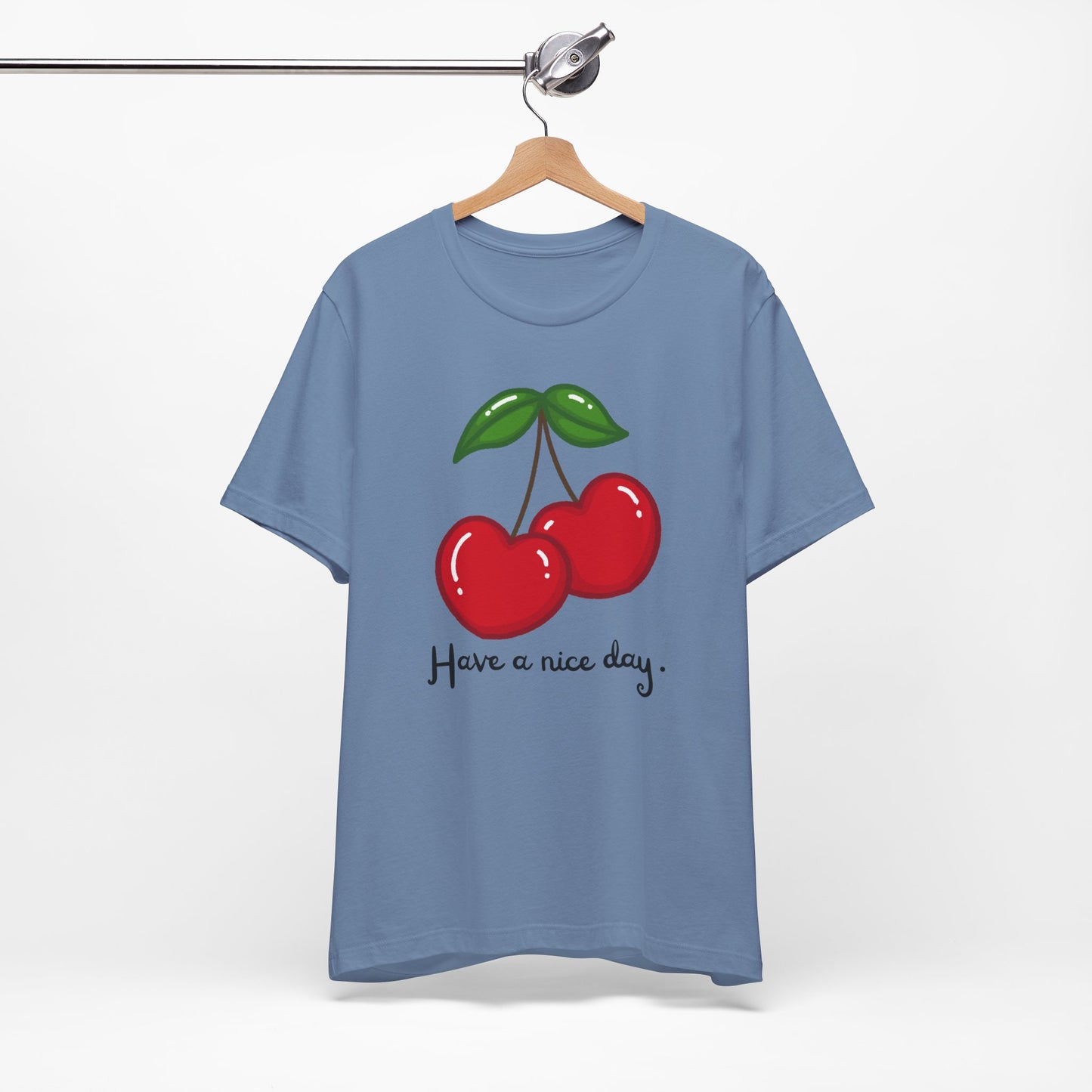 Have a Nice Day Cherry Hearts Tee