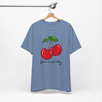 Have a Nice Day Cherry Hearts Tee