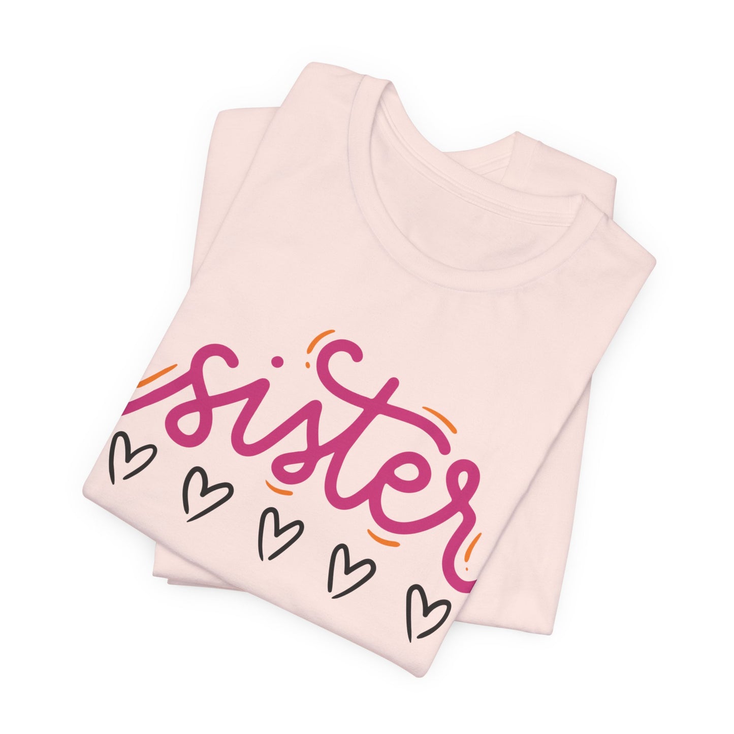 Sister Love Hearts Tee