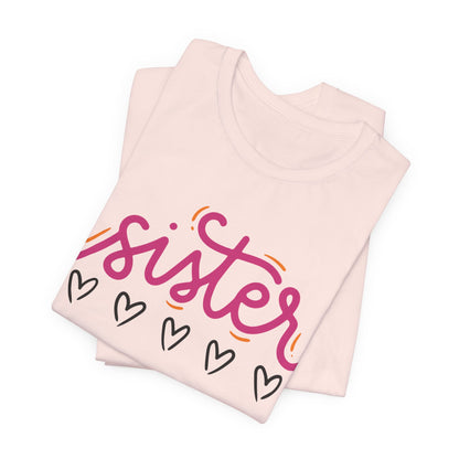 Sister Love Hearts Tee