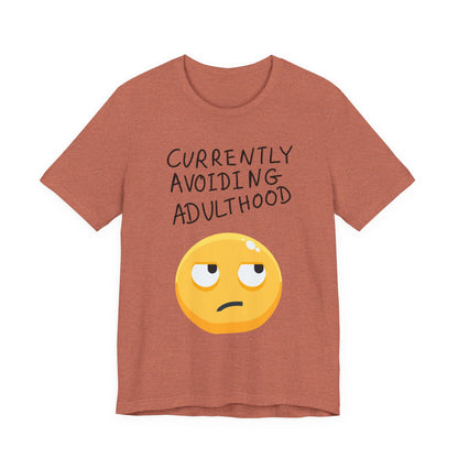 Avoiding Adulthood Emoji Tee