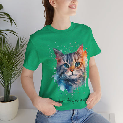 Watercolor Cat Tee