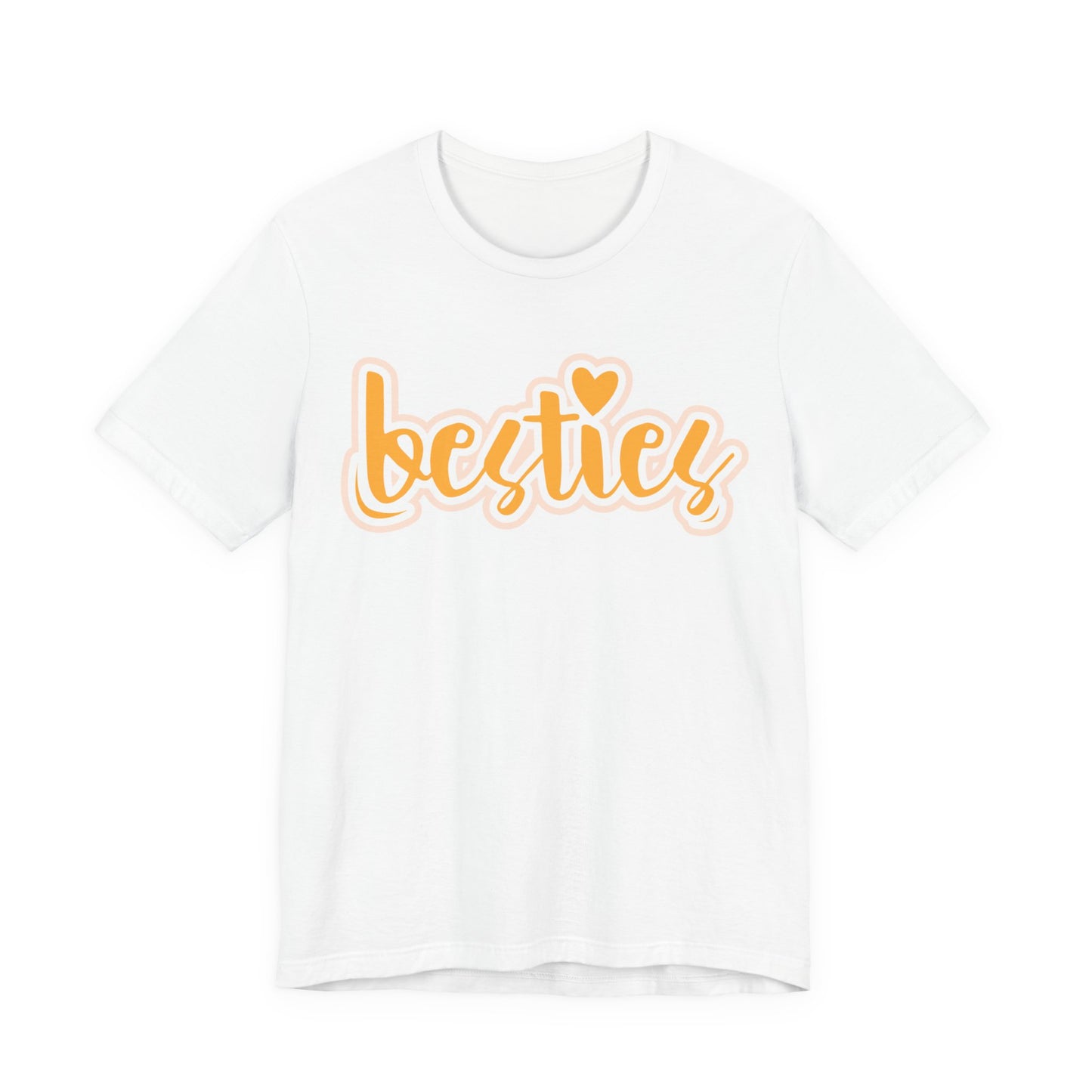 Besties Heart Script Tee
