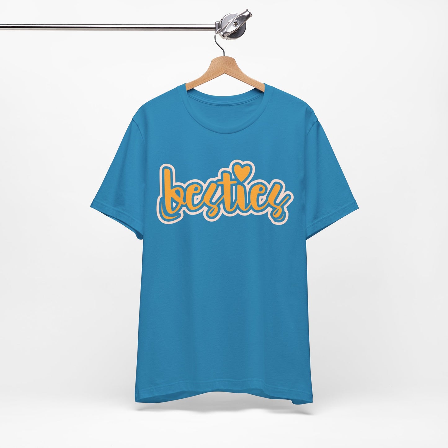 Besties Heart Script Tee