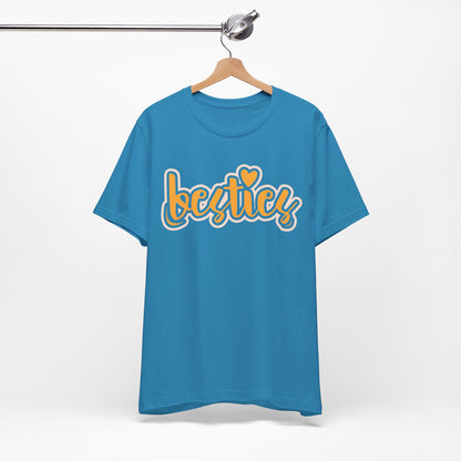 Besties Heart Script Tee