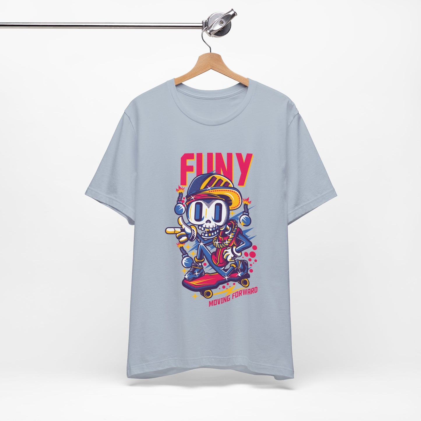 Funy Moving Forward Skater Tee