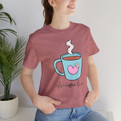 Coffee Lover's Heart Tee