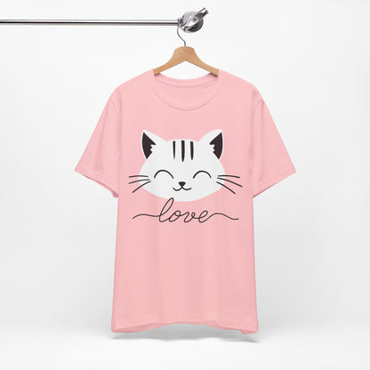 Cat Love Minimalist Tee