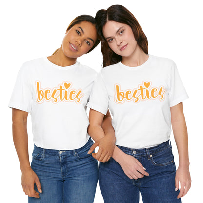 Besties Heart Script Tee