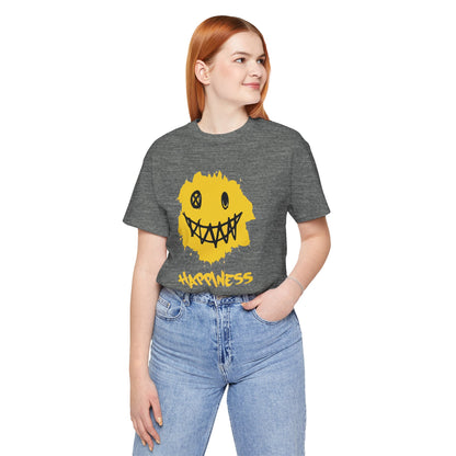 Grungy Happiness Smiley Tee