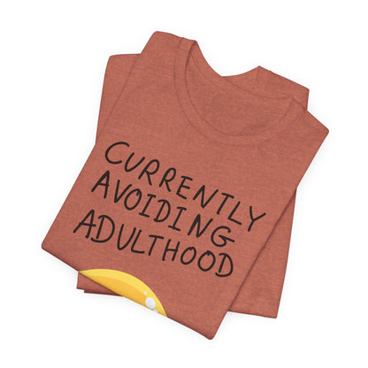 Avoiding Adulthood Emoji Tee