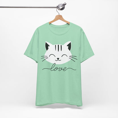 Cat Love Minimalist Tee