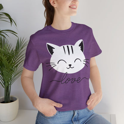 Cat Love Minimalist Tee