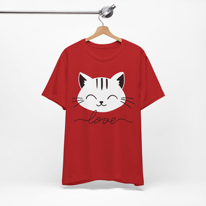 Cat Love Minimalist Tee