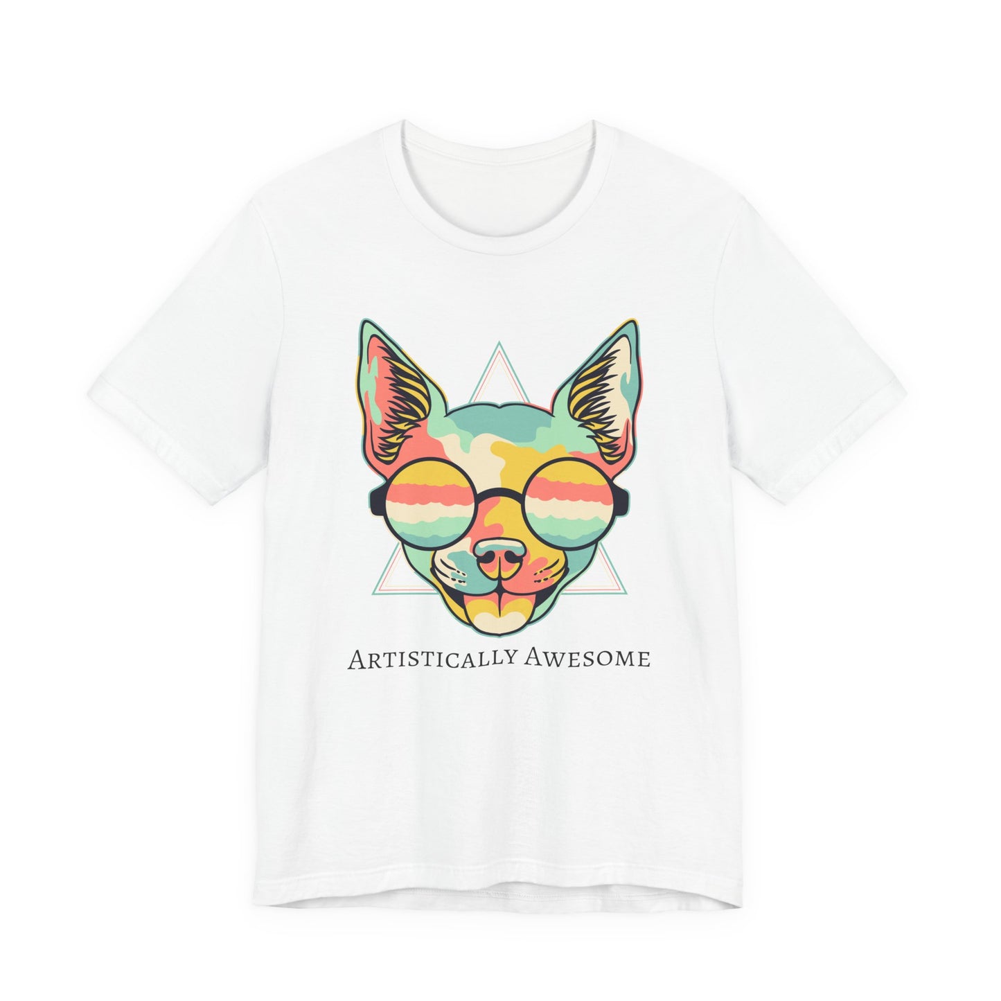 Colorful Artistic Cat Tee