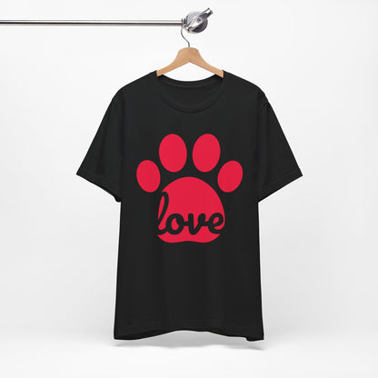 Love Paw Print Jersey Tee