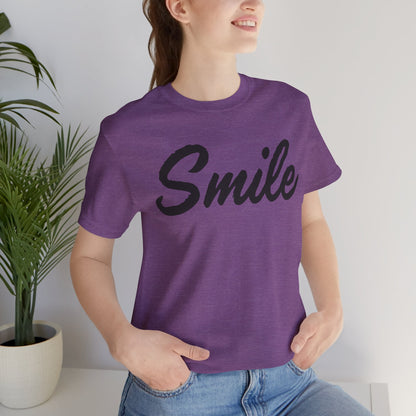 SMILE Simple Text Tee