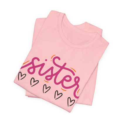 Sister Love Hearts Tee